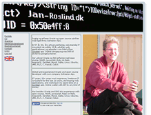 Tablet Screenshot of jan-roslind.dk